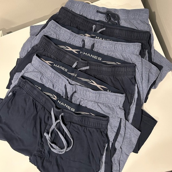 Hanes Other - Hanes *lot of 6* Jersey Knit Sleep Shorts